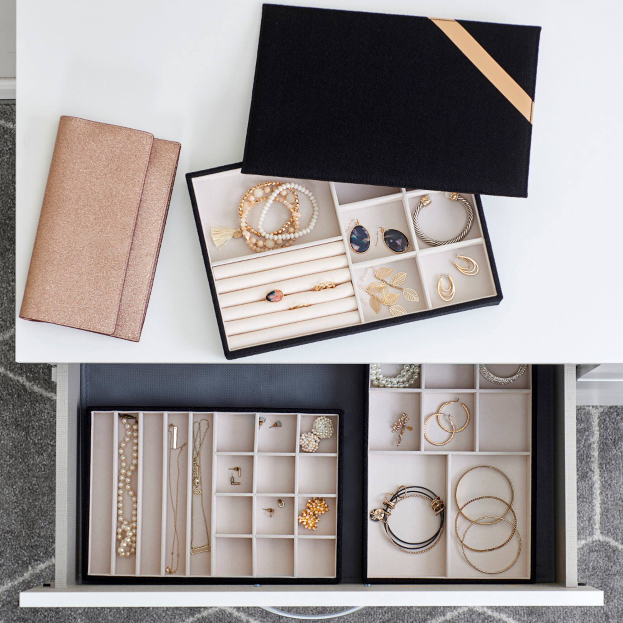 Household Essentials 3-Tier Jewelry Tray